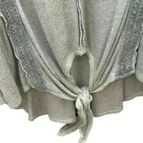 Knox Rose Thermal Lace Boho Long Sleeve Shirt Top. Size Medium - Picture 5 of 7